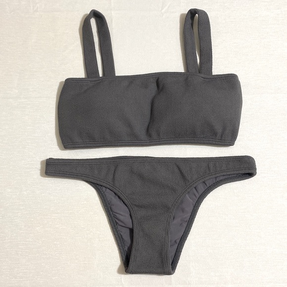 PILYQ Women's Sand Reef Layla Bralette Bikini Set Size L - Picture 2 of 7